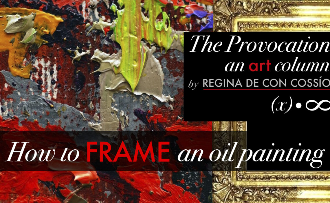 How to Frame an Oil Painting-Sybaris Collection