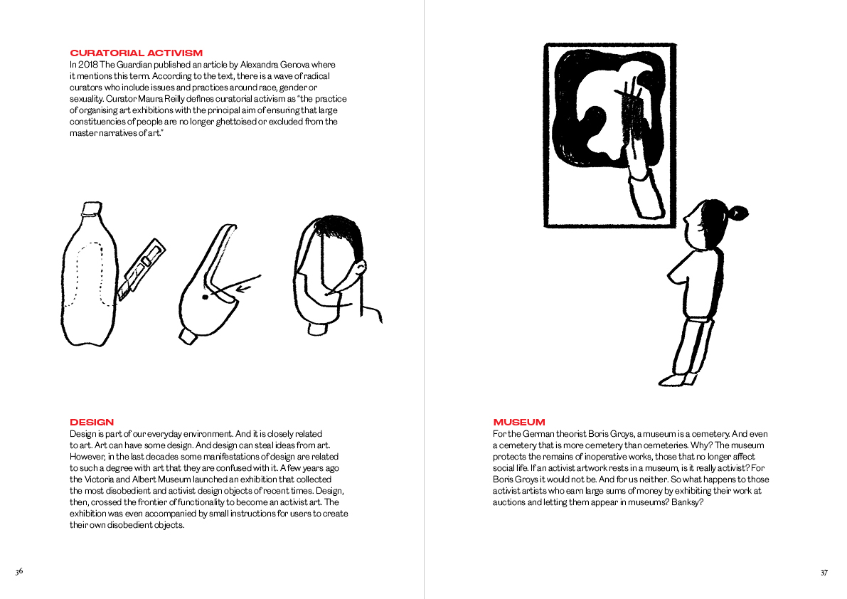 Artivism infografias Activist Art Portable Dictionary_2