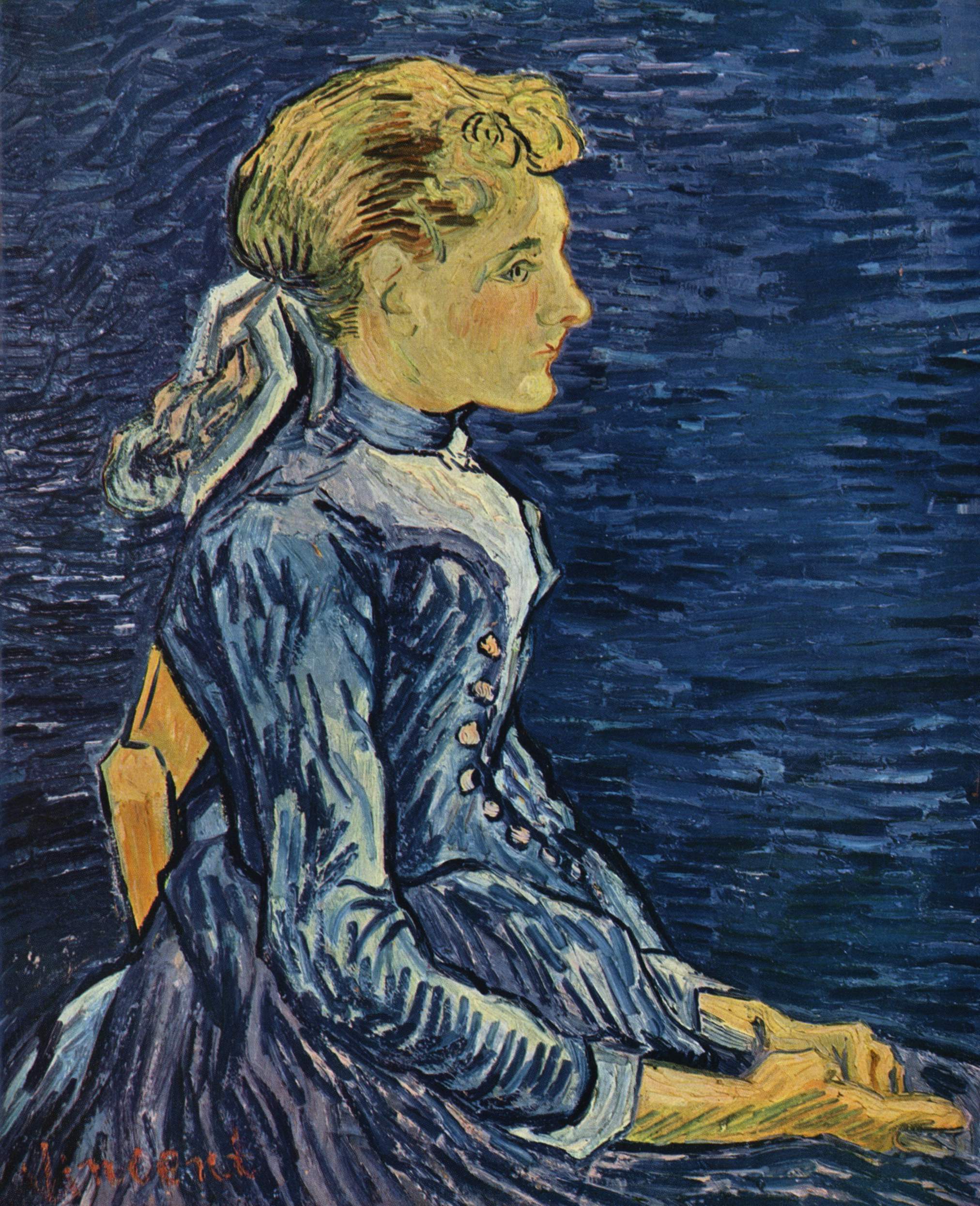 Vincent Van Gogh, Adeline Ravoux, 1890, Private Collection. Image © Christie’s Images/Bridgeman Images.