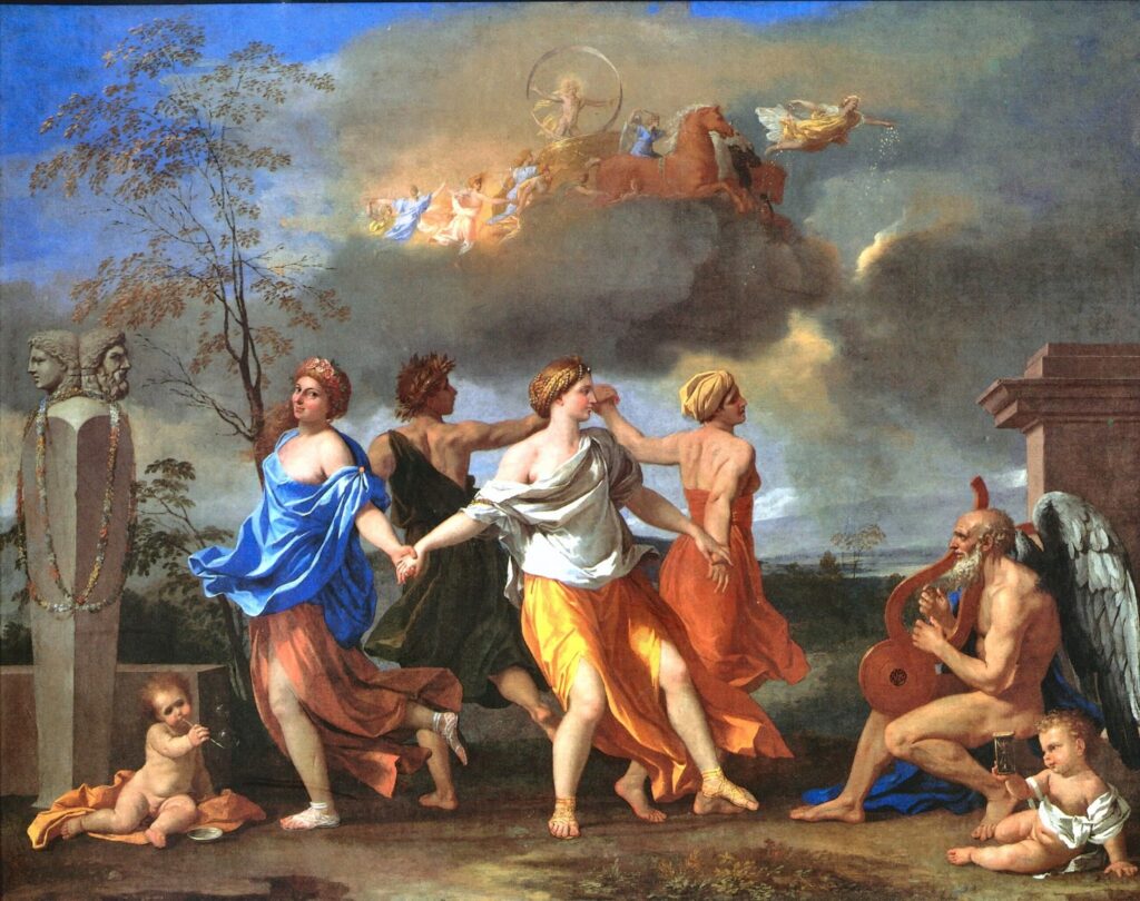 Nicolas Poussin, Dance to the Music of Time, 1634
