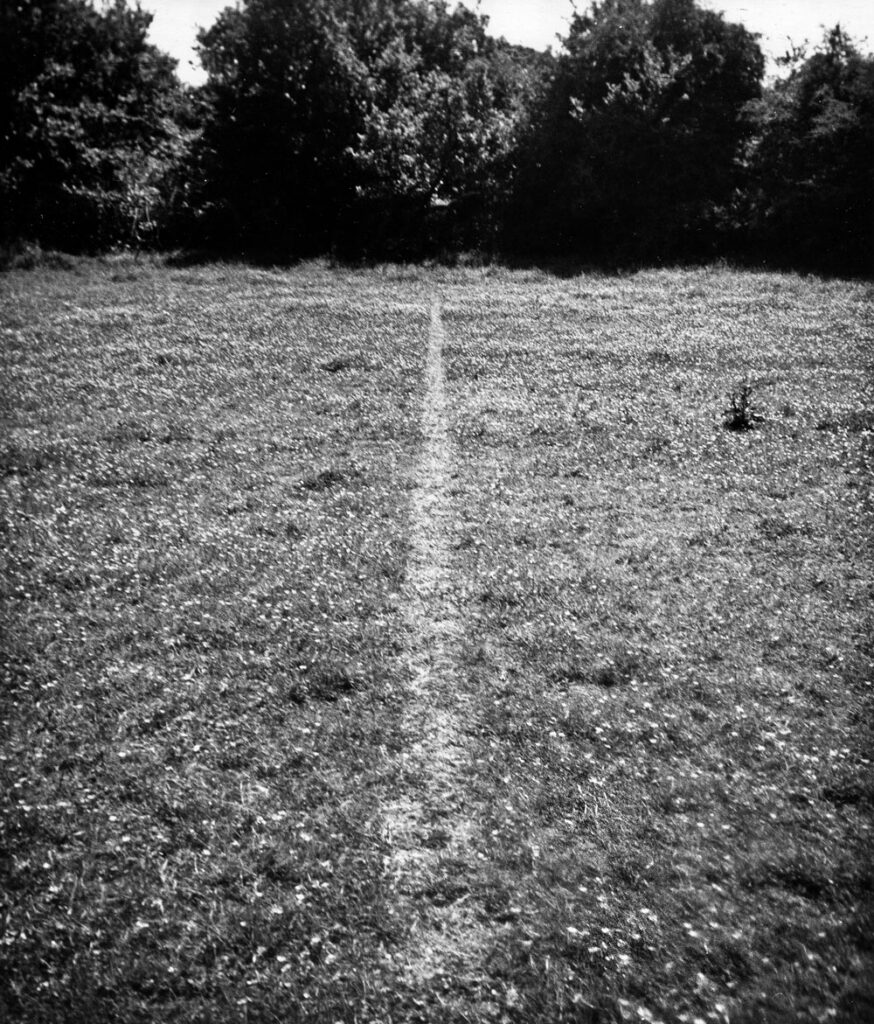 Richard Long, A Line Made by Walking, 1967