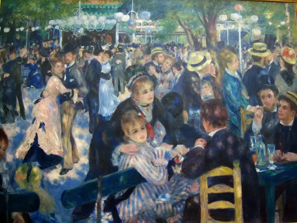 Pierre-Auguste Renoir, Bal du moulin de la galette, 1876.